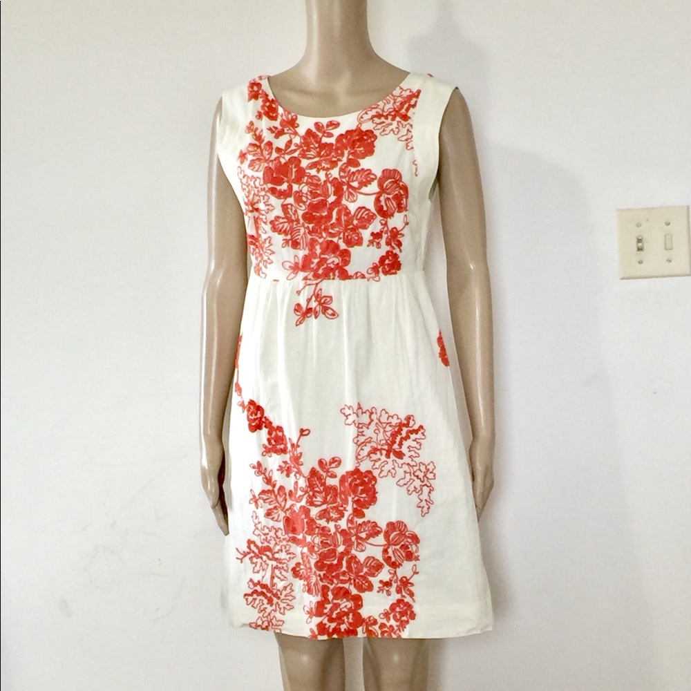 J. Crew Embroidered Dress